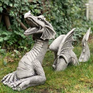 Large Dragon Gothic Garden Statue