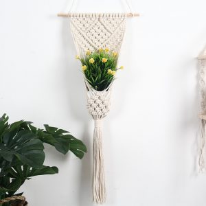 Woven Net Flower Basket