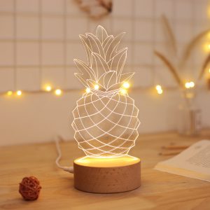 Pineapple Bedside Table Lamp